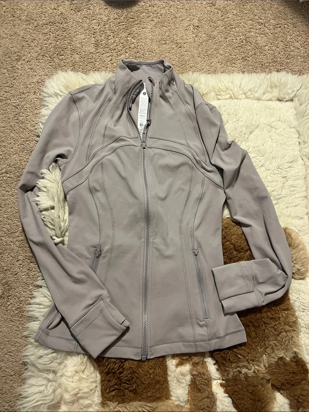 NWOT Lululemon Define Jacket *Nulu in Mauve Grey